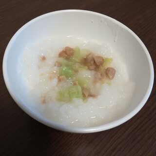 離乳食後期★お腹に優しい納豆白菜粥